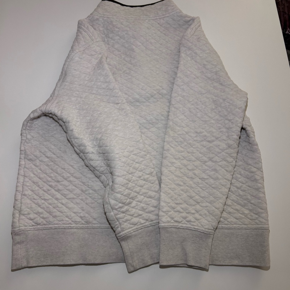 Banana Republic White/Cream Quilted Sweater - Picture 3 of 4